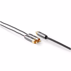 Nedis CATB24000GY30 câble audio 3 m RCA 2 x RCA Gris - Vue supplémentaire 4