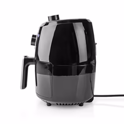 Nedis KAAF120FBK friteuse Unique 2,4 L Autonome 1000 W Friteuse d’air chaud Aluminium, Noir