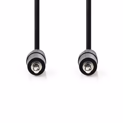 Nedis CAGT22000BK20, 3,5mm, Mâle, 3,5mm, Mâle, 2 m, Noir