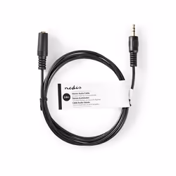 Nedis CAGT22050BK20 câble audio 2 m 3,5mm Noir