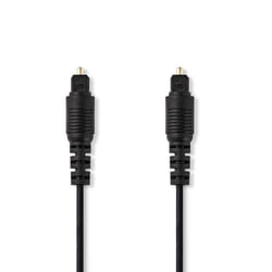 Nedis CAGT25000BK20 câble audio 2 m TOSLINK Noir