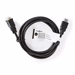 Nedis CCGT34800BK20 câble vidéo et adaptateur 2 m DVI-D HDMI Noir