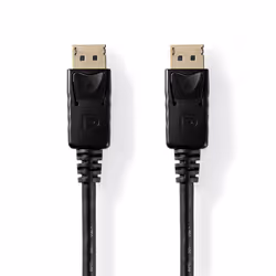Nedis CCGT37010BK20, 2 m, DisplayPort, DisplayPort, Mâle, Mâle, 3840 x 2160 pixels
