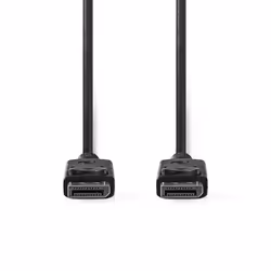 Nedis CCGT37010BK20 câble DisplayPort 2 m Noir