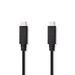 Nedis CCGT64750BK10 câble USB 1 m USB 3.2 Gen 2 (3.1 Gen 2) USB C Noir