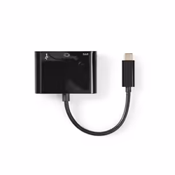 Nedis CCGT64765BK02, USB 3.2 Gen 1 (3.1 Gen 1) Type-C, Noir, 60 Hz, HDMI, USB 3.2 Gen 1 (3.1 Gen 1) Type-A, USB 3.2 Gen 1 (3. ...