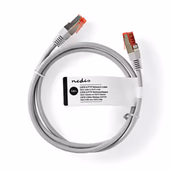 Nedis CCGT85221GY10 câble de réseau Gris 1 m Cat6 S/FTP (S-STP)