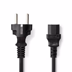 Nedis CEGT10030BK20, 2 m, IEC 320, Coupleur C13