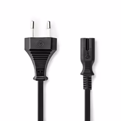 Nedis CEGT11040BK20, 2 m, IEC 320, Coupleur C7, H03VVH2-F