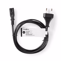Nedis CEGT11040BK30 câble électrique Noir 3 m IEC 320 Coupleur C7