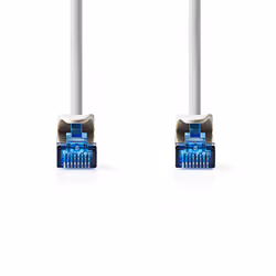 Nedis CCGP85330GY05 câble de réseau Gris 0,5 m Cat6a SF/UTP (S-FTP)