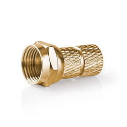 Nedis CSBW41907ME connecteur coaxial Type F 2 pièce(s) 75 Ohm