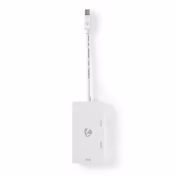Nedis CCGB37466WT02, Mini DisplayPort, DVI-D + VGA (D-Sub) + HDMI, Mâle, Femelle, Droit, Droit