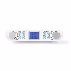 Nedis RDFM4000WT, Numérique, FM, 87,5 - 108 MHz, 1,5 W, LCD, 5,08 cm (2")