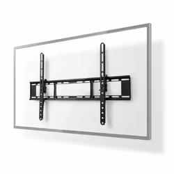 Nedis TVWM1151BK, 177,8 cm (70"), 100 x 100 mm, 600 x 400 mm, 0 - 20°, Acier, Noir