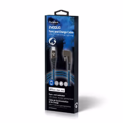 Nedis GCTB39650AL10 câble Lightning 1 m Noir, Bleu - Vue supplémentaire 9