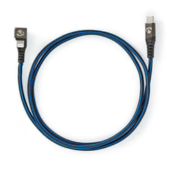 Nedis GCTB39650AL20 câble Lightning 2 m Noir, Bleu
