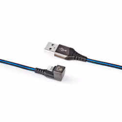 Nedis GCTB39300AL10 câble Lightning 1 m Noir, Bleu - Vue supplémentaire 4