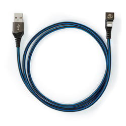 Nedis GCTB39300AL20 câble Lightning 2 m Noir, Bleu