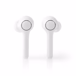 Nedis HPBT5055WT, Sans fil, 20 - 20000 Hz, Appels/Musique, 49 g, Écouteurs, Blanc