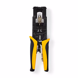 Nedis CSGG49540YE Pince à sertir Noir, Jaune
