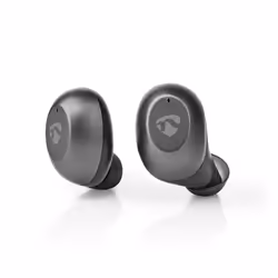 Nedis HPBT5056GY, Sans fil, Appels/Musique, 20 - 20000 Hz, 55,9 g, Casque, Gris, Argent
