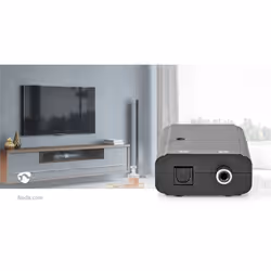Nedis ACON2505BK convertisseur audio Noir - Vue supplémentaire 11