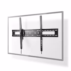 Nedis TVWM2170BK, 2,54 m (100"), 200 x 200 mm, 900 x 600 mm, 0 - 15°, Acier, Noir