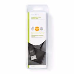 Nedis CCGB37351BK02 câble DisplayPort 0,2 m VGA (D-Sub) Noir