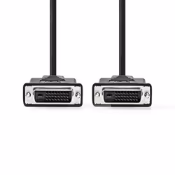 Nedis CCGP32001BK100 câble DVI 10 m DVI-D Noir