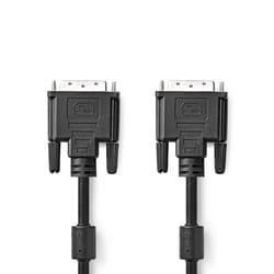 Nedis CCGP32001BK20 câble DVI 2 m DVI-D Noir