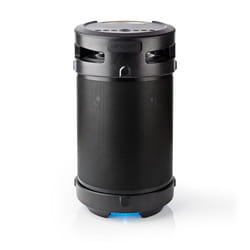 Nedis SPBB350BK enceinte portable Enceinte portable stéréo Noir, Argent 70 W