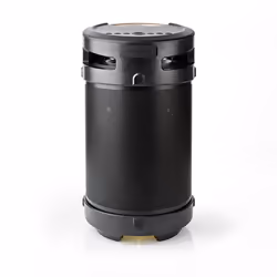 Nedis SPBB350BK enceinte portable Enceinte portable stéréo Noir, Argent 70 W