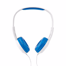 Nedis HPWD4200BU, Avec fil, Musique, 20 - 20000 Hz, 100 g, Écouteurs, Bleu, Blanc