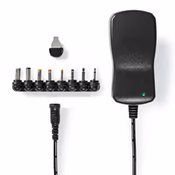 Nedis ACPA109 adaptateur de puissance & onduleur Intérieur & extérieur 18 W Noir