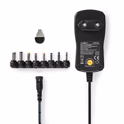 Nedis ACPA109 adaptateur de puissance & onduleur Intérieur & extérieur 18 W Noir