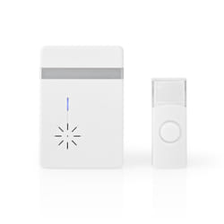 Nedis DOORB212WT Kit de sonnette de porte Blanc