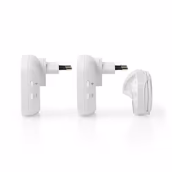 Nedis DOORB220CWT2 Kit de sonnette de porte Blanc