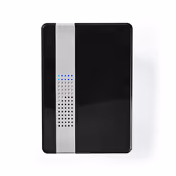 Nedis DOORB223CBK Kit de sonnette de porte Noir, Blanc