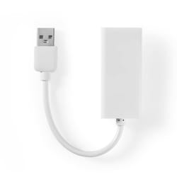 Nedis CCGB60950WT02 changeur de genre de câble RJ-45 USB 2.0 Type-A Blanc