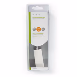 Nedis CCGB60950WT02 changeur de genre de câble RJ-45 USB 2.0 Type-A Blanc - Vue supplémentaire 4