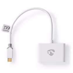 Nedis CCBW65960WT02, Blanc, 0,2 m, 4,5 mm, Cuivre, Or, 1 pièce(s)
