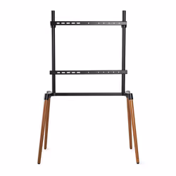 Nedis TVSM7250BK support pour téléviseur 75" Noir, Marron