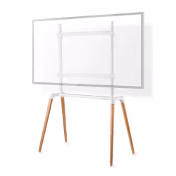 Nedis TVSM7250WT, 152,4 cm (60"), 190,5 cm (75"), 200 x 200 mm, 600 x 400 mm, Aluminium, Acier, Marron, Blanc