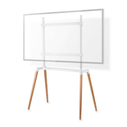 Nedis TVSM7250WT support pour téléviseur 75" Marron, Blanc
