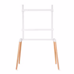 Nedis TVSM7250WT support pour téléviseur 75" Marron, Blanc