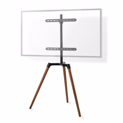 Nedis TVSM7060BK, 165,1 cm (65"), 200 x 200 mm, 400 x 400 mm, 140°, Aluminium, Acier, Noir, Marron