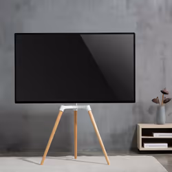 Nedis TVSM7060WT support pour téléviseur 65" Marron, Blanc - Vue supplémentaire 13