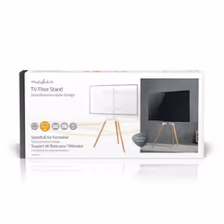 Nedis TVSM7060WT support pour téléviseur 65" Marron, Blanc - Vue supplémentaire 16