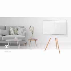 Nedis TVSM7060WT support pour téléviseur 65" Marron, Blanc - Vue supplémentaire 20